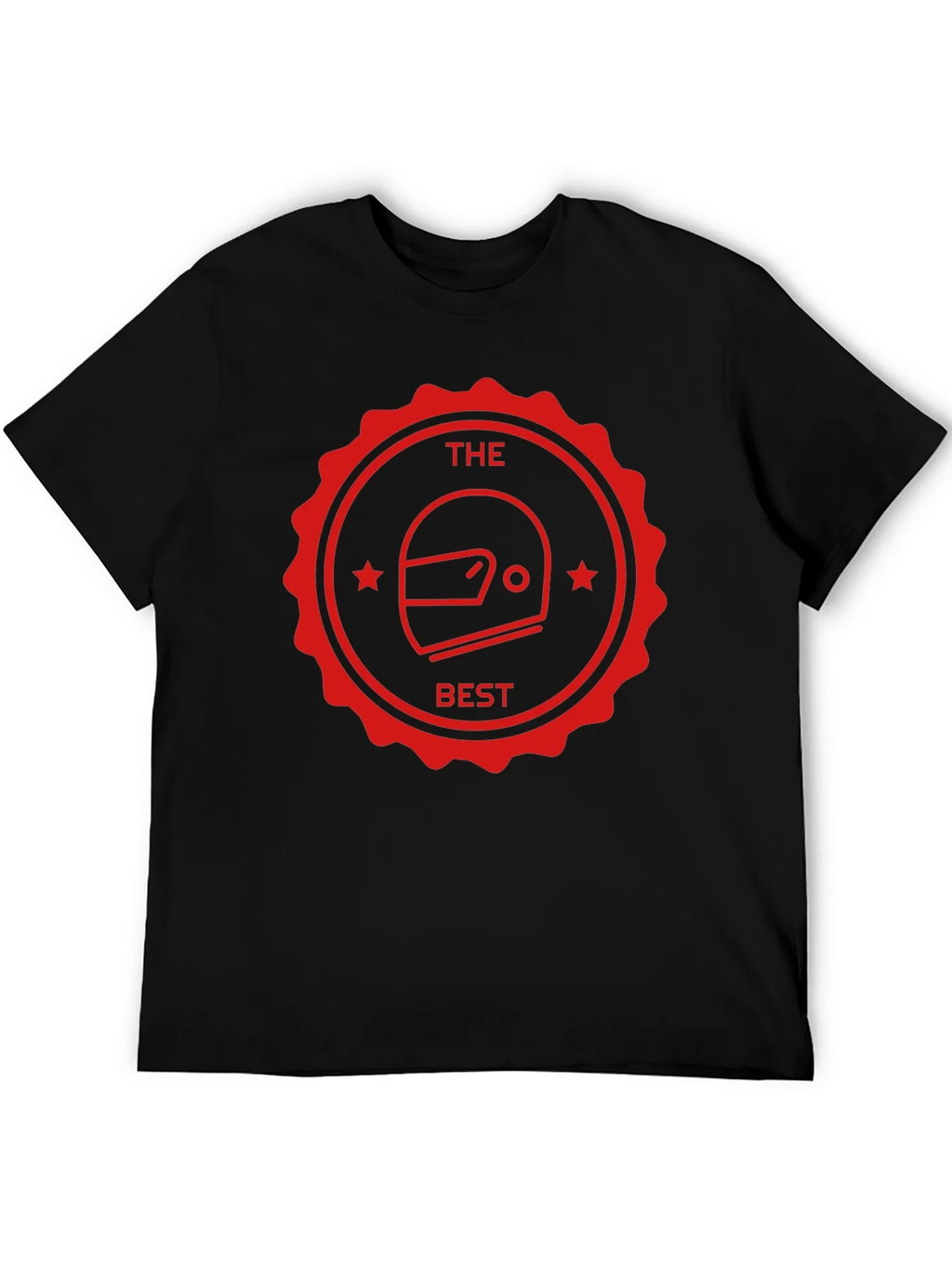The Best Helmet T-Shirt - Black Crew Neck Tee product image 5