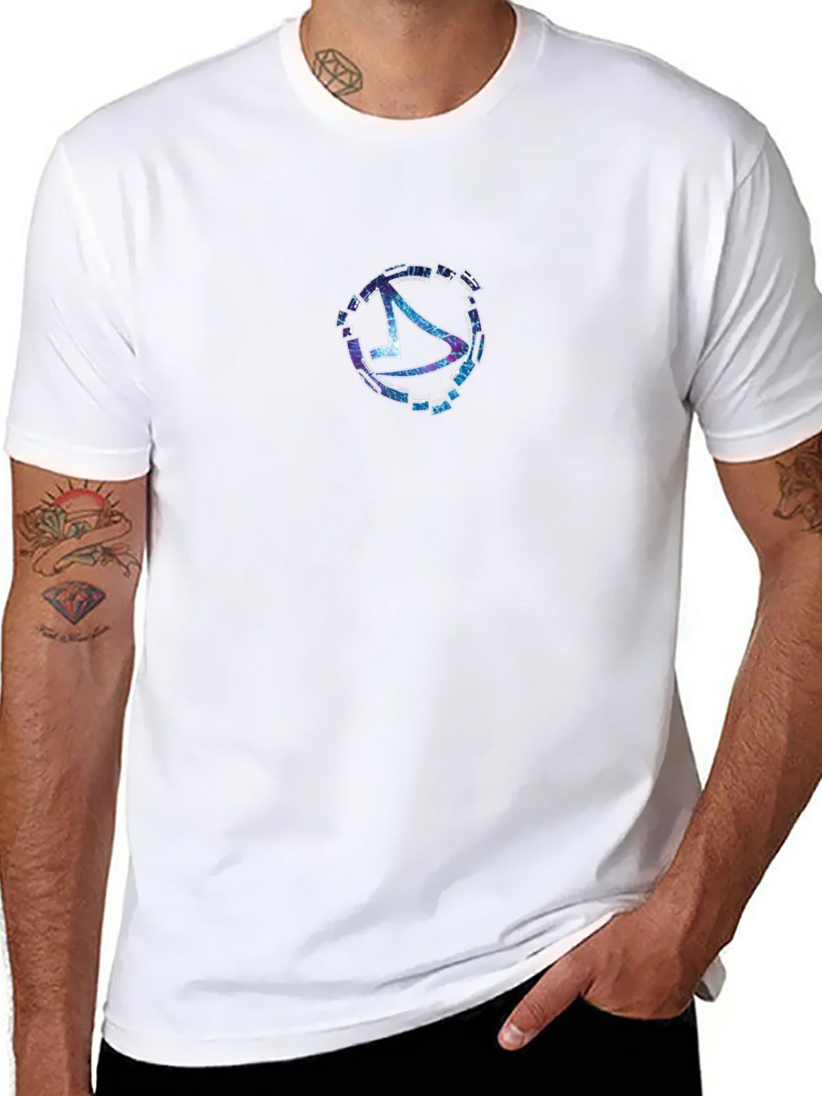 Abstract Logo Graphic Black T-Shirt product image 7
