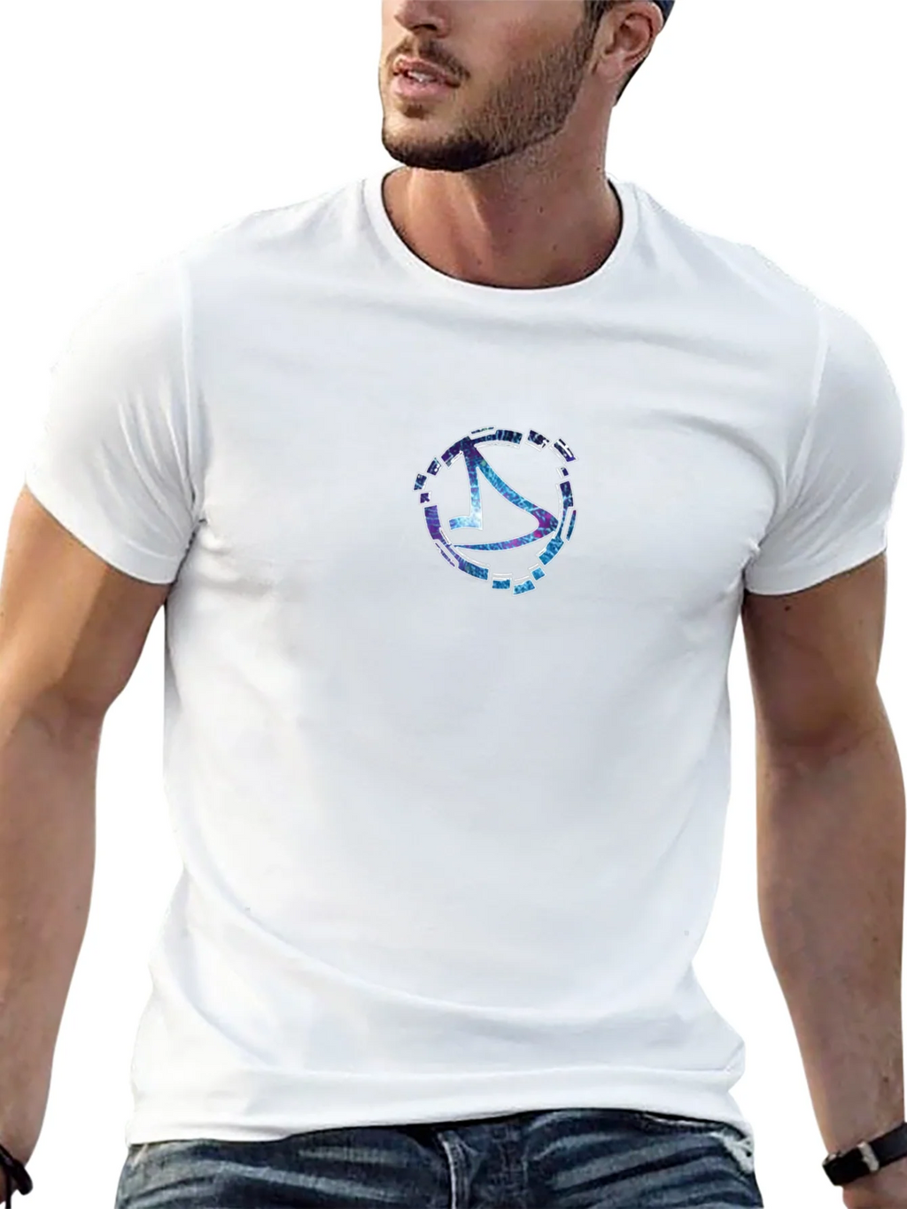Abstract Logo Graphic Black T-Shirt product image 12