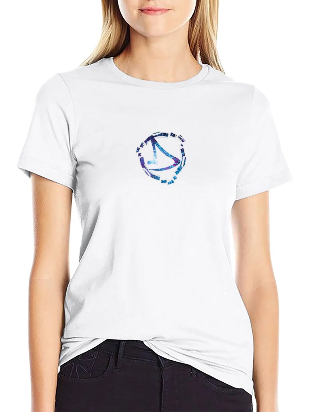 Abstract Logo Graphic Black T-Shirt product image 8
