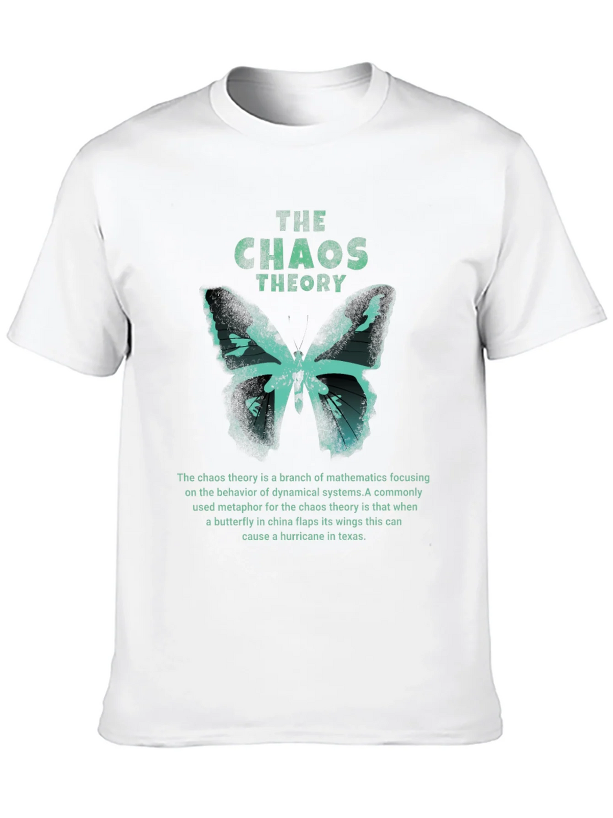 The Chaos Theory Butterfly Graphic T-Shirt product image 9