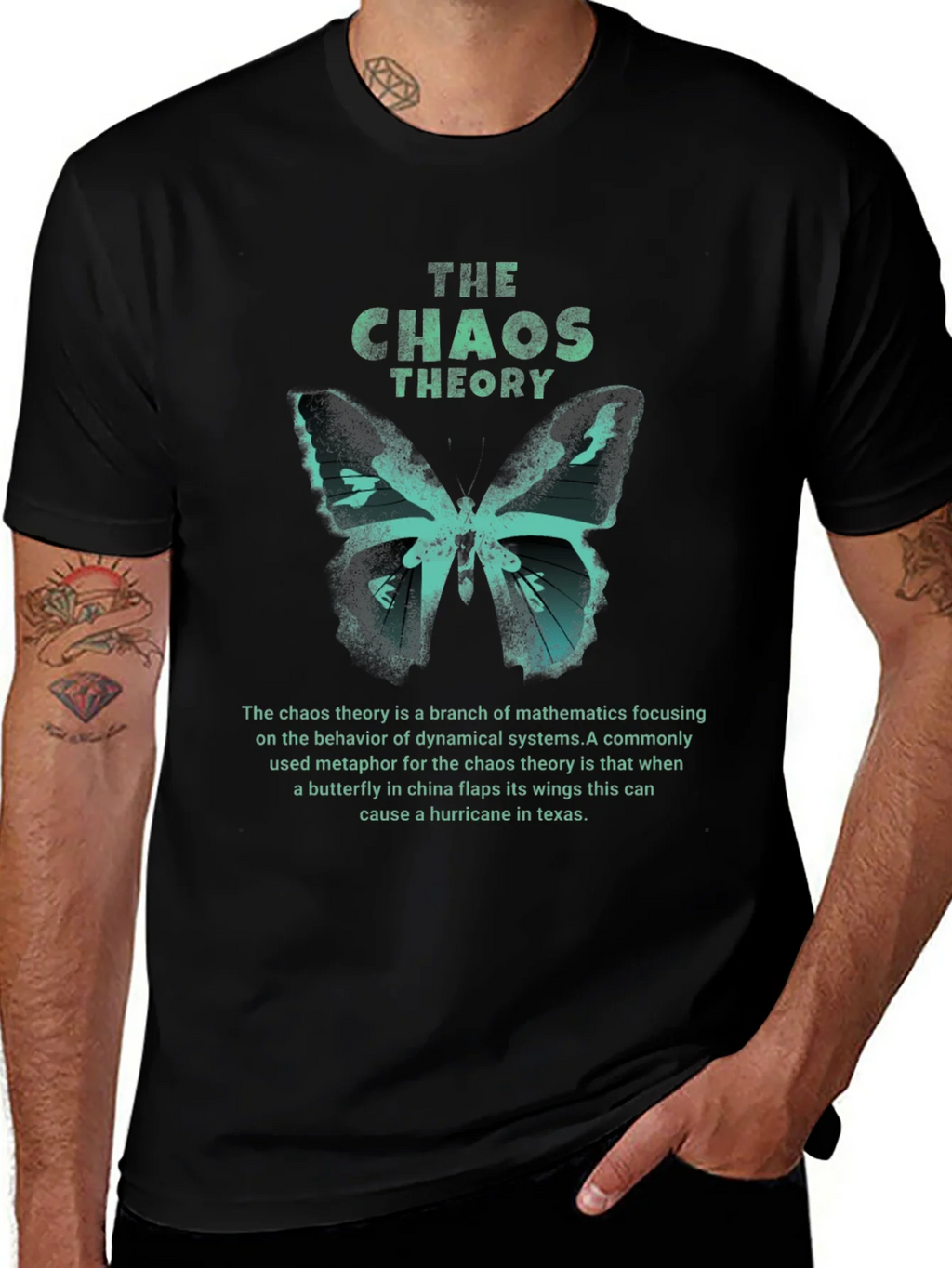 The Chaos Theory Butterfly Graphic T-Shirt product image 1