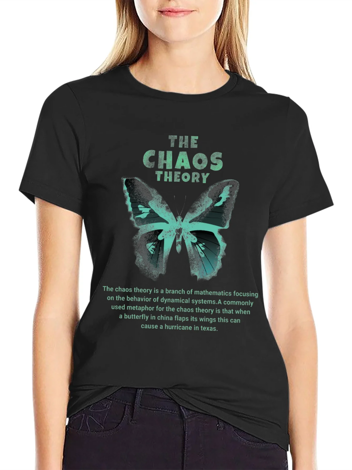 The Chaos Theory Butterfly Graphic T-Shirt product image 2