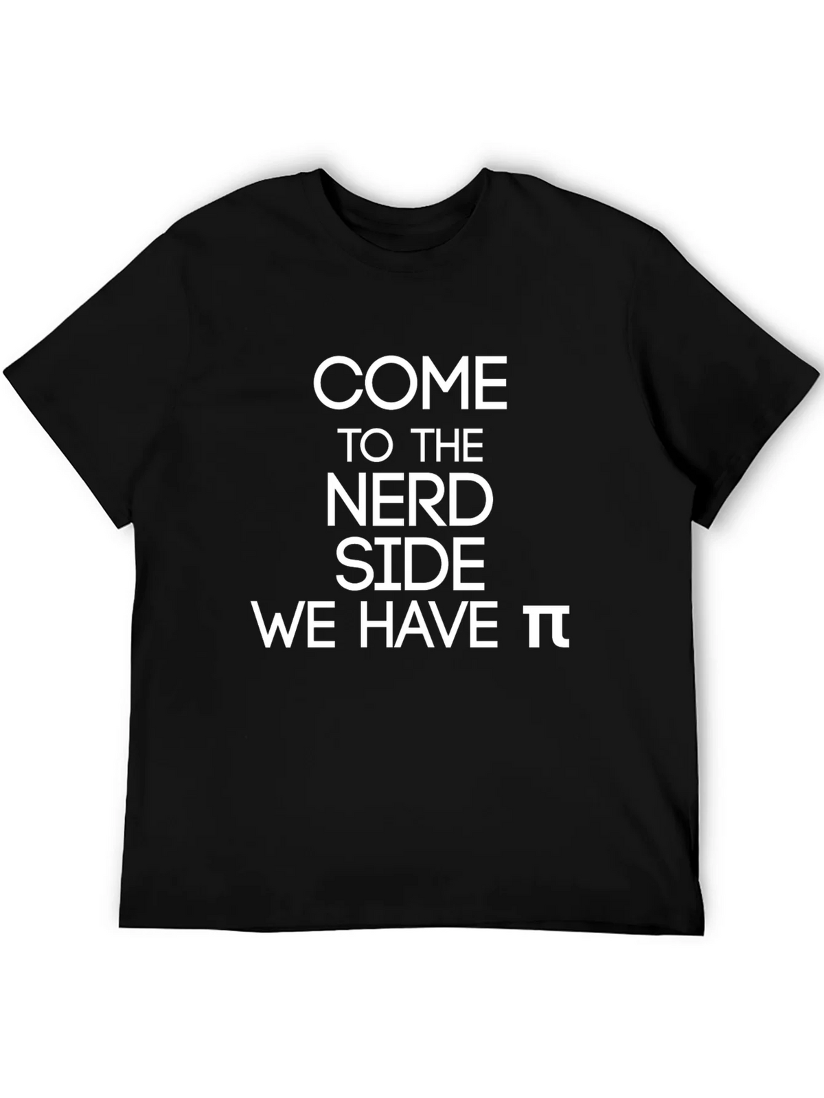 Come to the Nerd Side T-Shirt - Black Cotton Graphic Tee product image 2