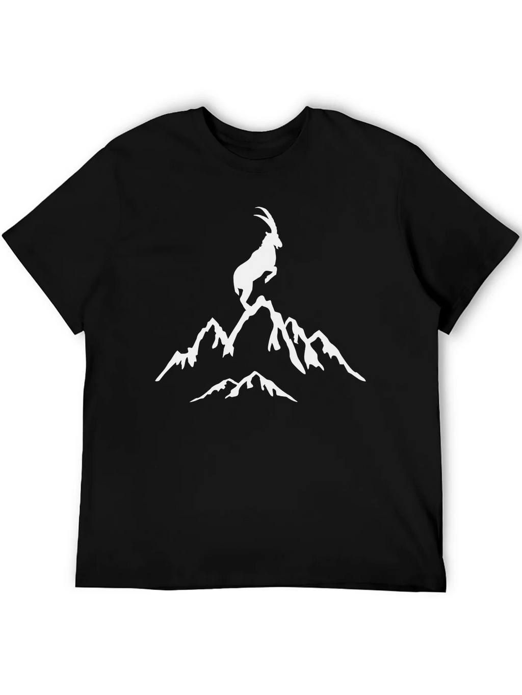 Mountain Goat Graphic Tee - Black product image 5