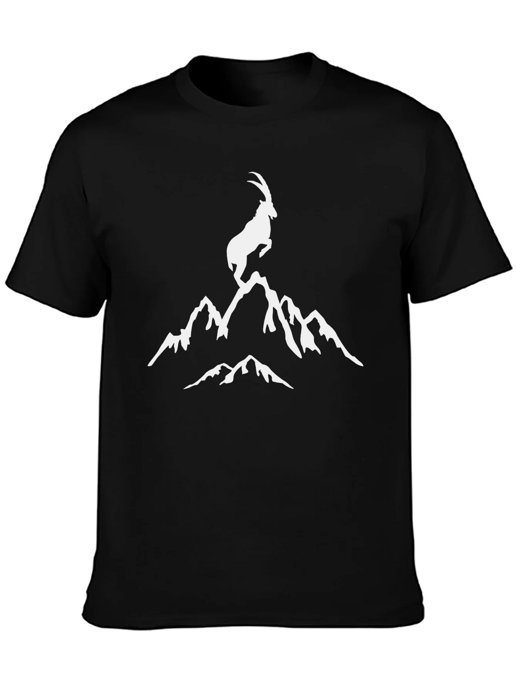 Mountain Goat Graphic Tee - Black product image 3