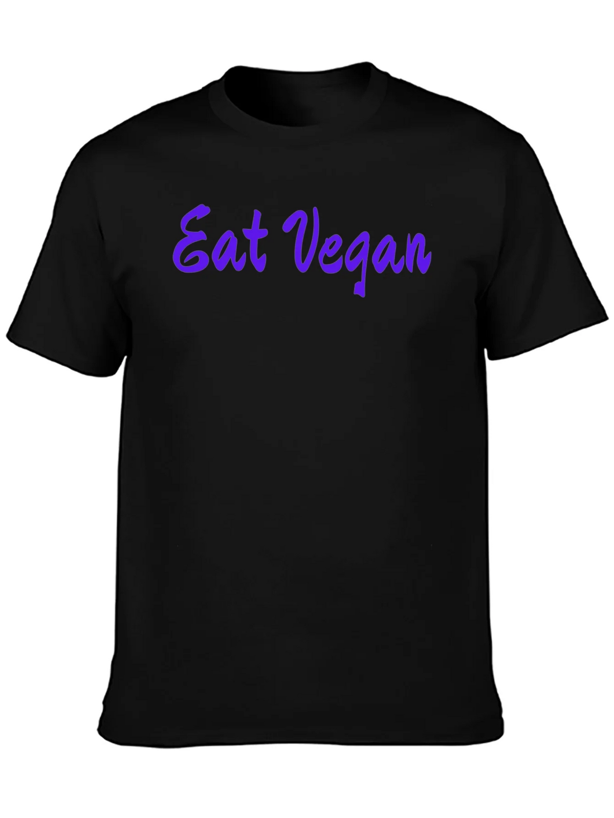 Eat Vegan Black T-Shirt - Stylish Vegetarian Apparel product image 3