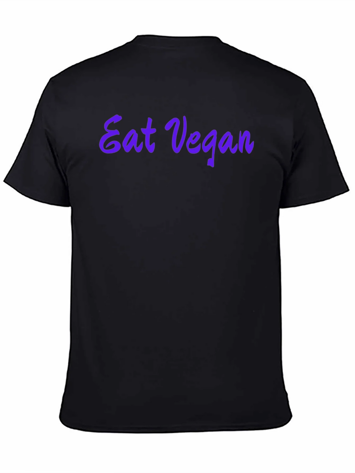 Eat Vegan Black T-Shirt - Stylish Vegetarian Apparel product image 4