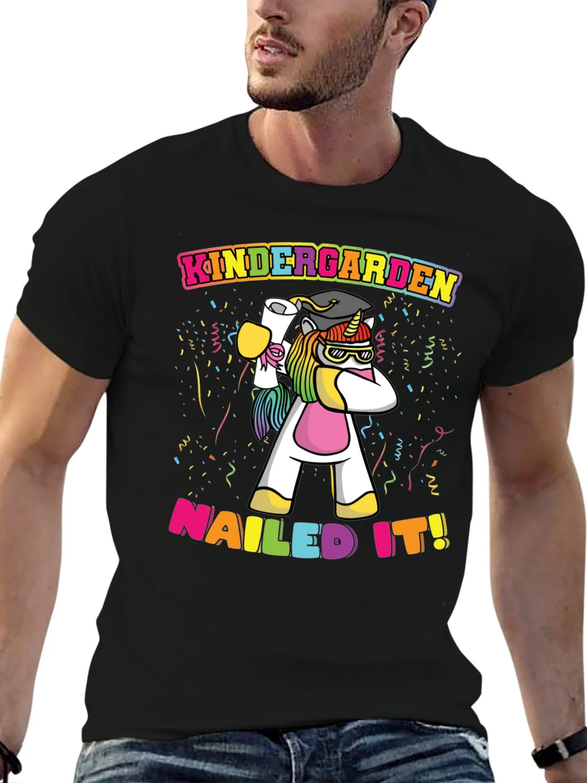 Kindergarten Nailed It Unicorn T-Shirt product image 3