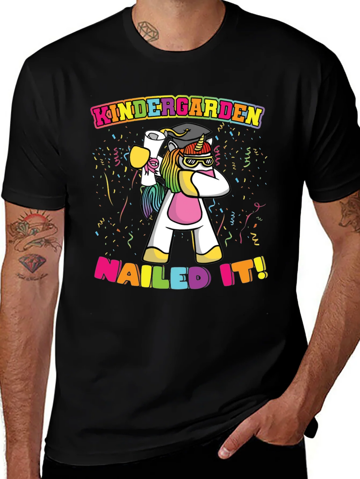 Kindergarten Nailed It Unicorn T-Shirt product image 1