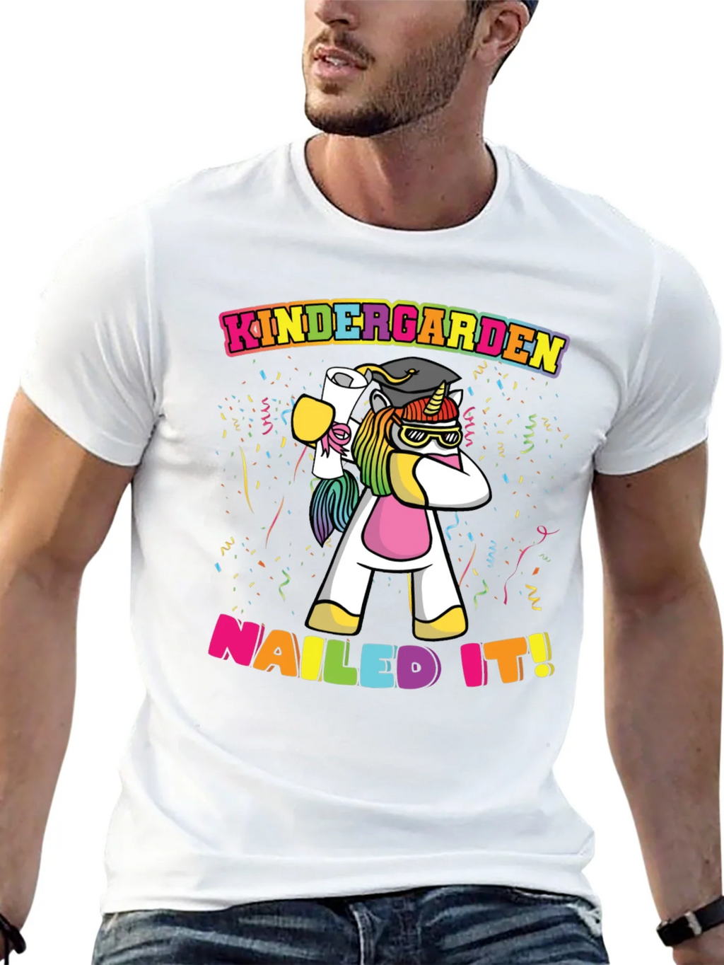 Kindergarten Nailed It Unicorn T-Shirt product image 5
