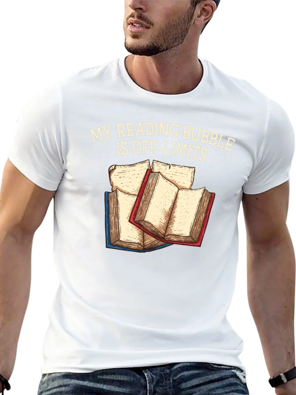 Reading Bubble T-Shirt: Off-Limits Book Lover Tee product image 12