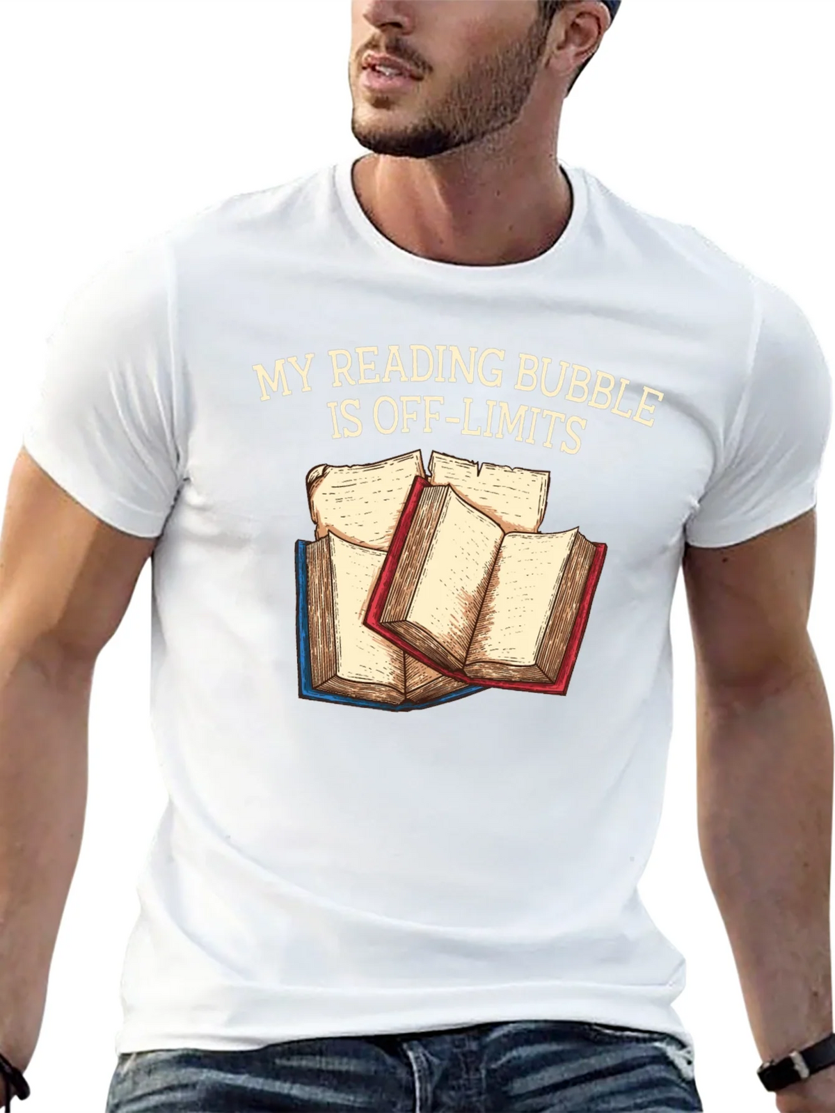 Reading Bubble T-Shirt: Off-Limits Book Lover Tee product image 12