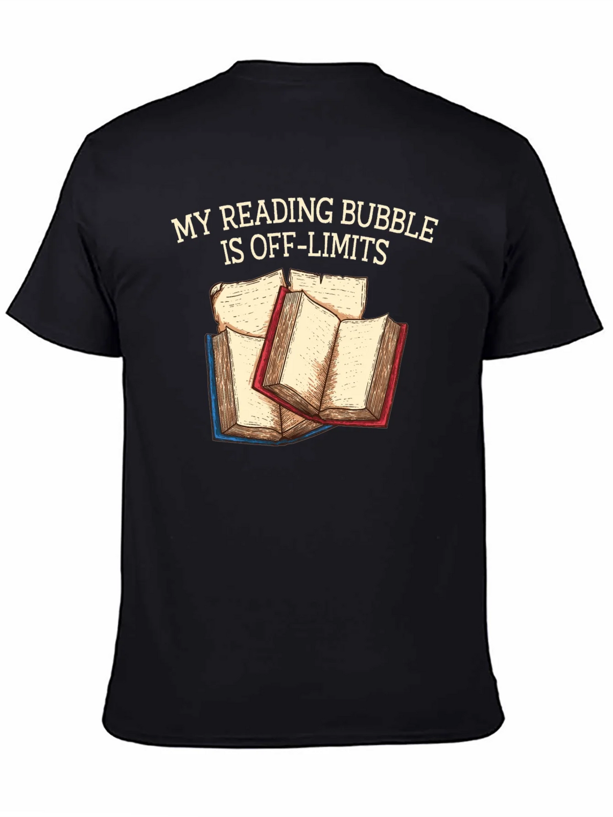 Reading Bubble T-Shirt: Off-Limits Book Lover Tee product image 4