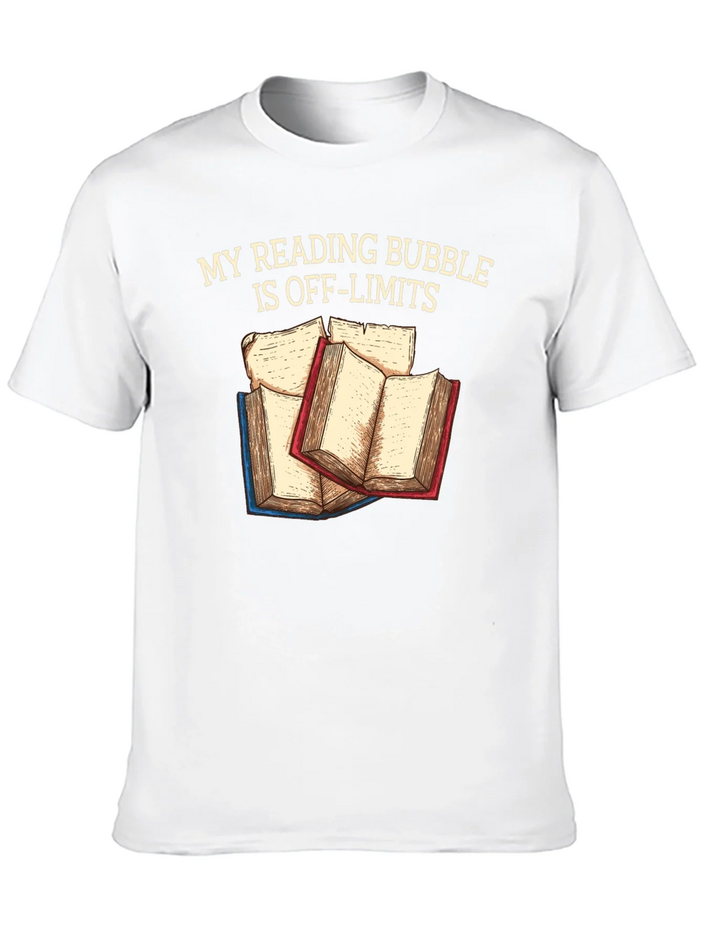 Reading Bubble T-Shirt: Off-Limits Book Lover Tee product image 9