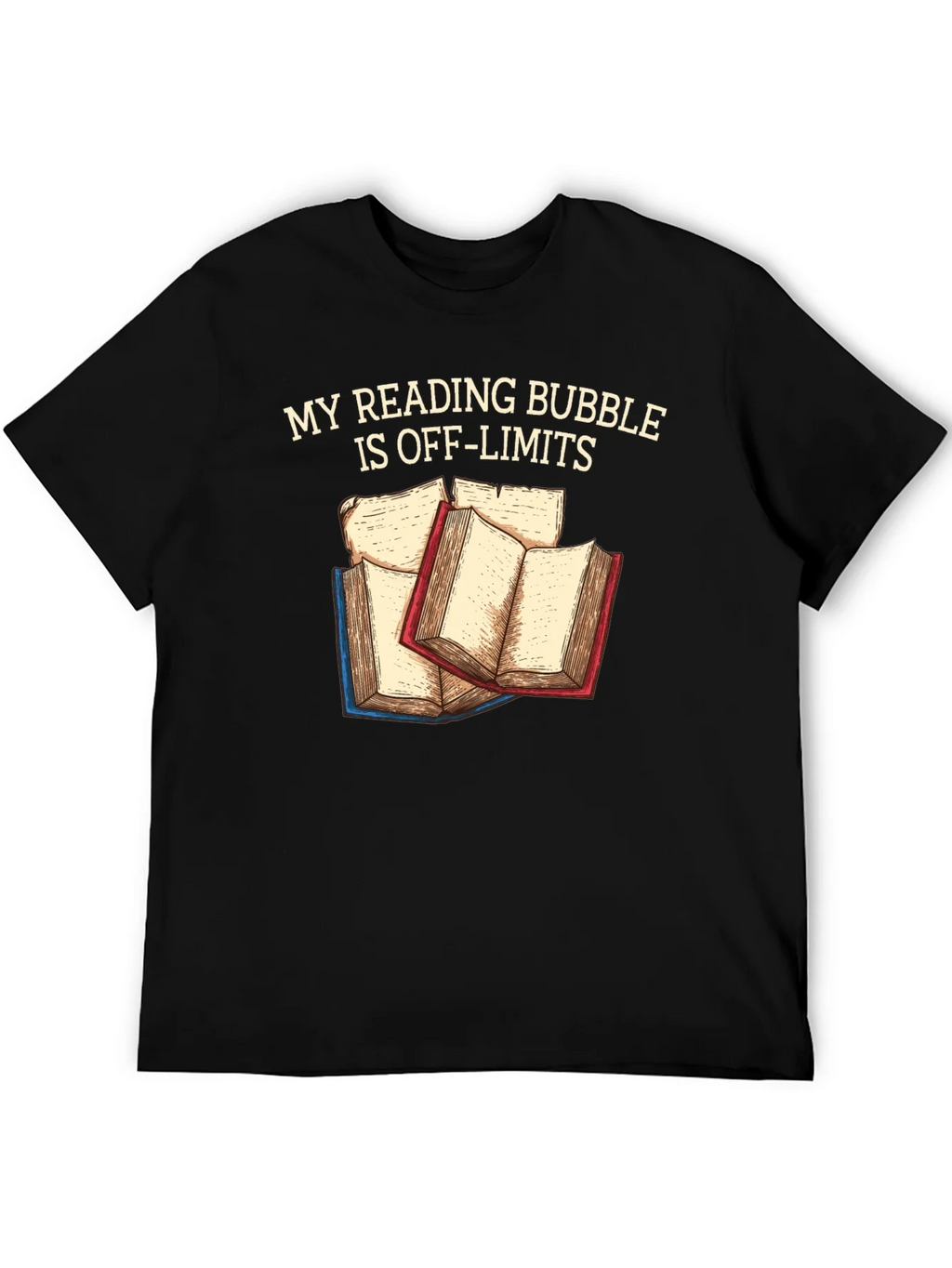 Reading Bubble T-Shirt: Off-Limits Book Lover Tee product image 5