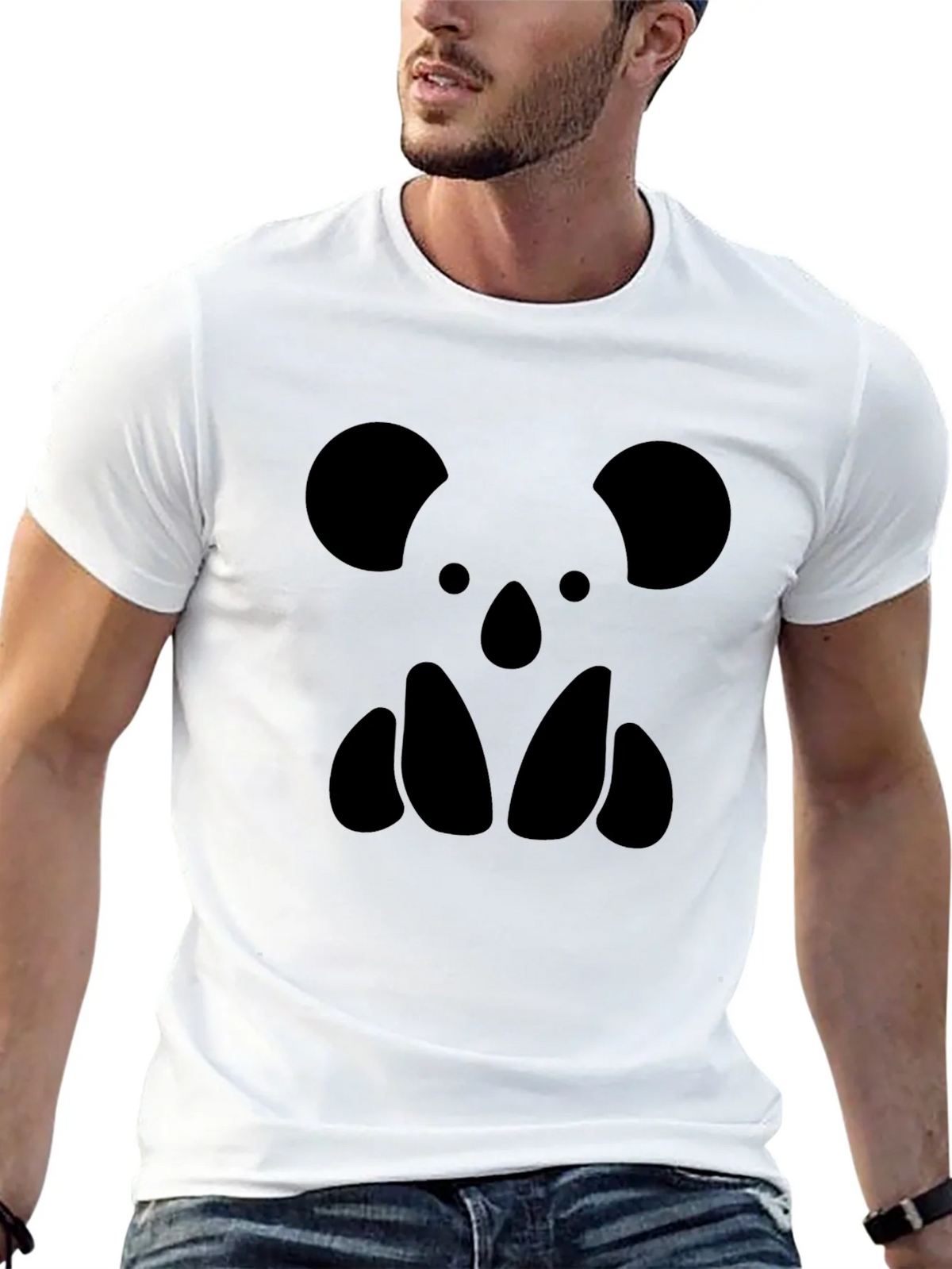 Black Graphic Tee - Koala Bear Silhouette product image 12