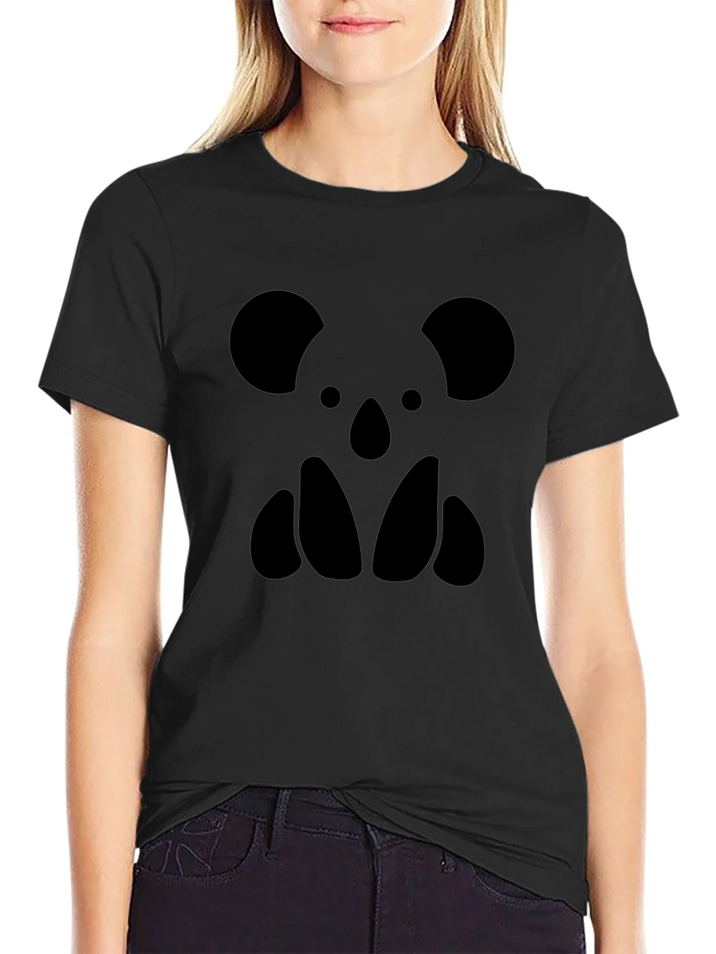 Black Graphic Tee - Koala Bear Silhouette product image 2