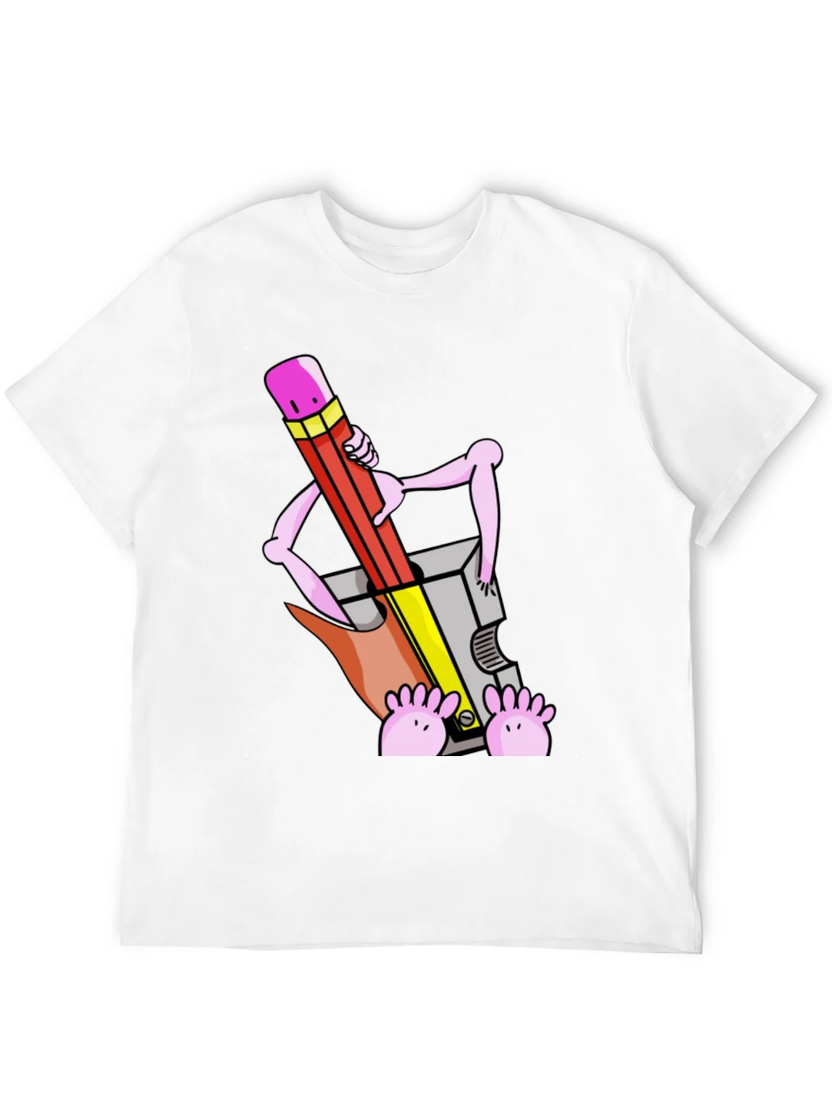 Funny Cartoon Pencil Sharpener T-Shirt product image 11