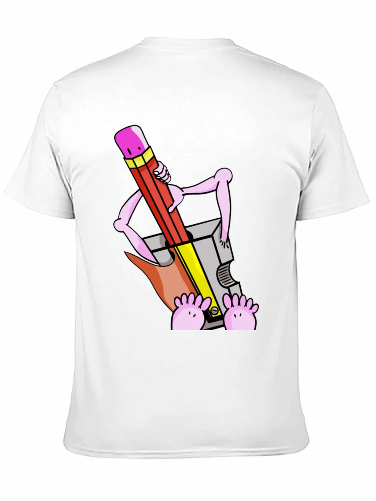 Funny Cartoon Pencil Sharpener T-Shirt product image 10