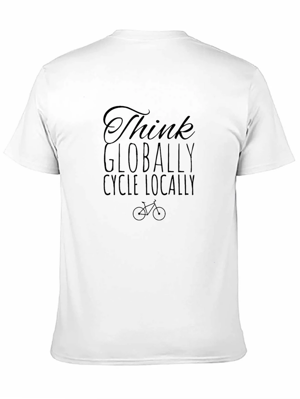 Think Globally Cycle Locally Black Tee product image 10