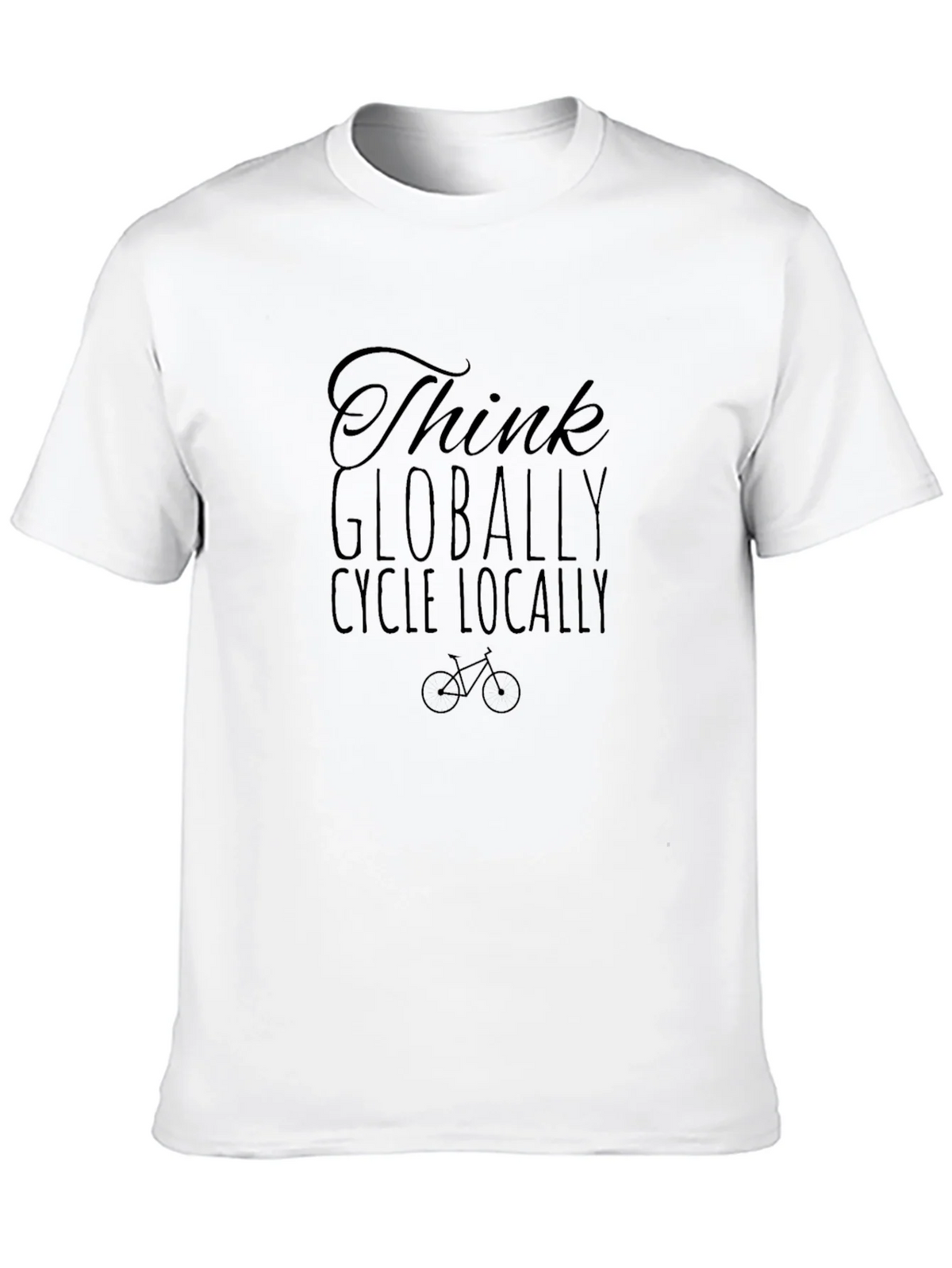 Think Globally Cycle Locally Black Tee product image 9