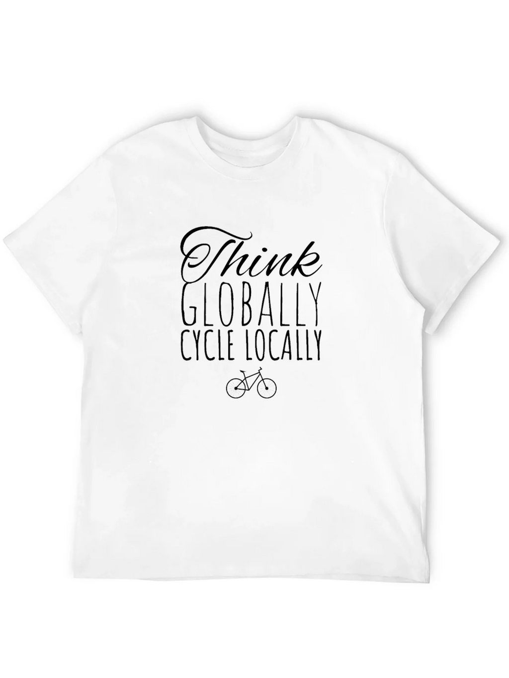 Think Globally Cycle Locally Black Tee product image 11
