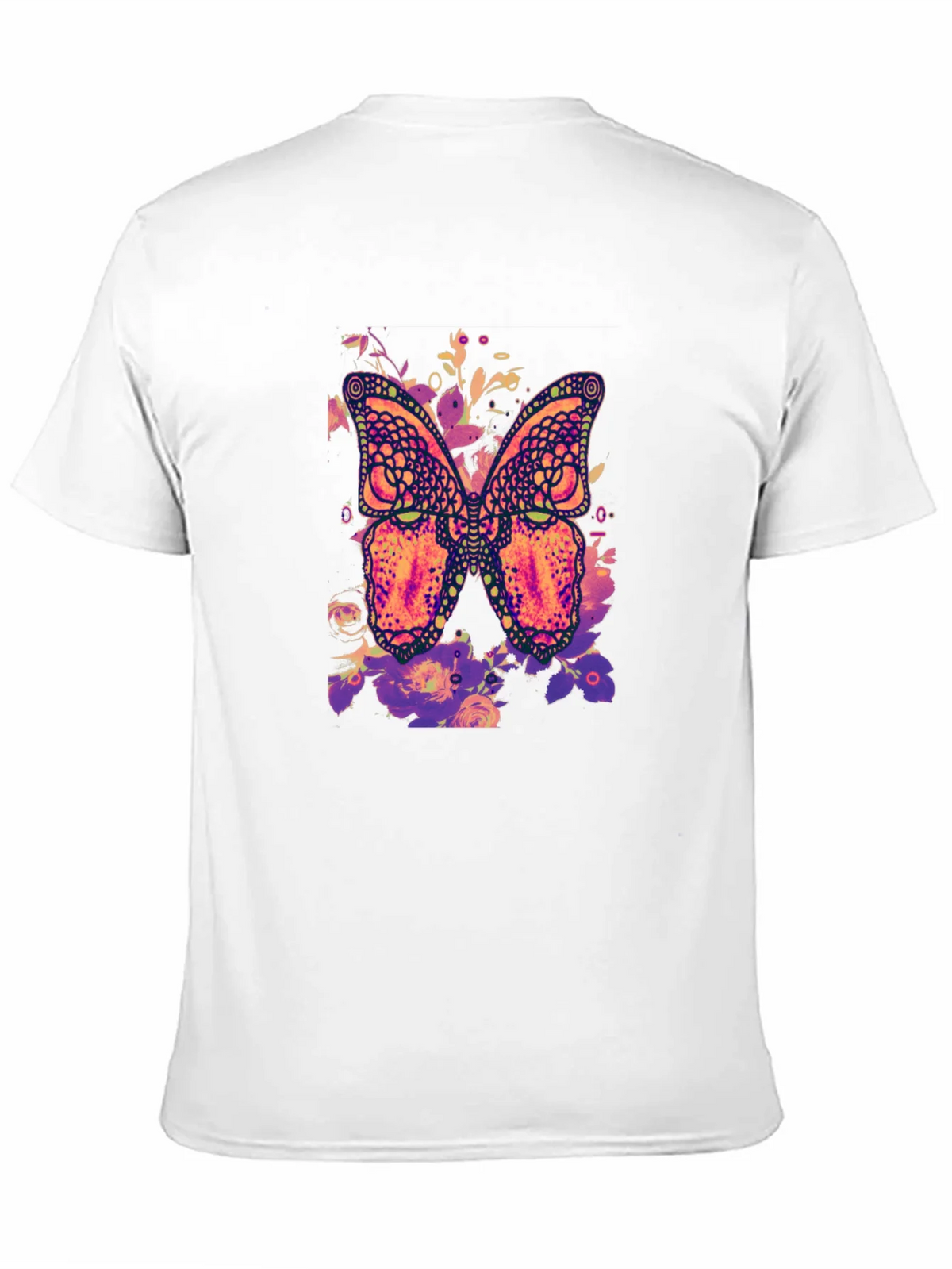 Butterfly Floral Graphic Print T-Shirt product image 10