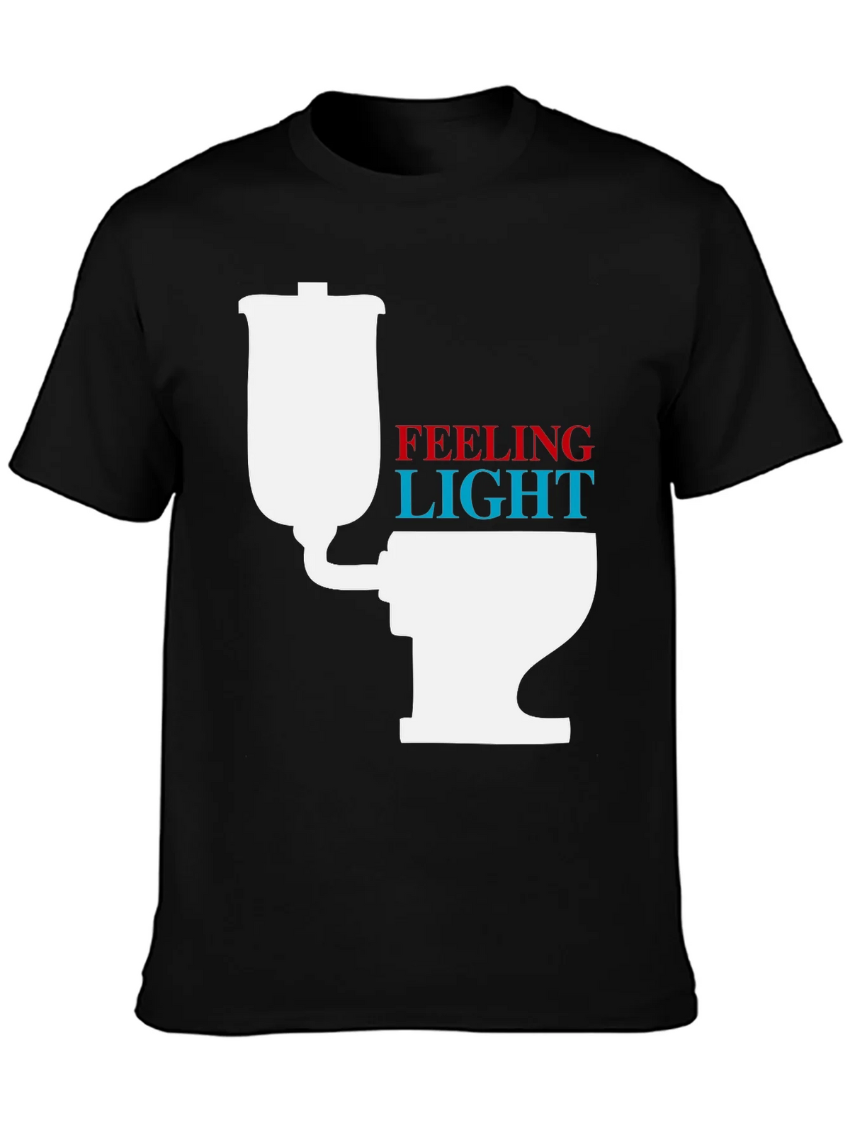 Feeling Light Funny Toilet Humor T-Shirt product image 3