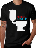 Feeling Light Funny Toilet Humor T-Shirt product image 1