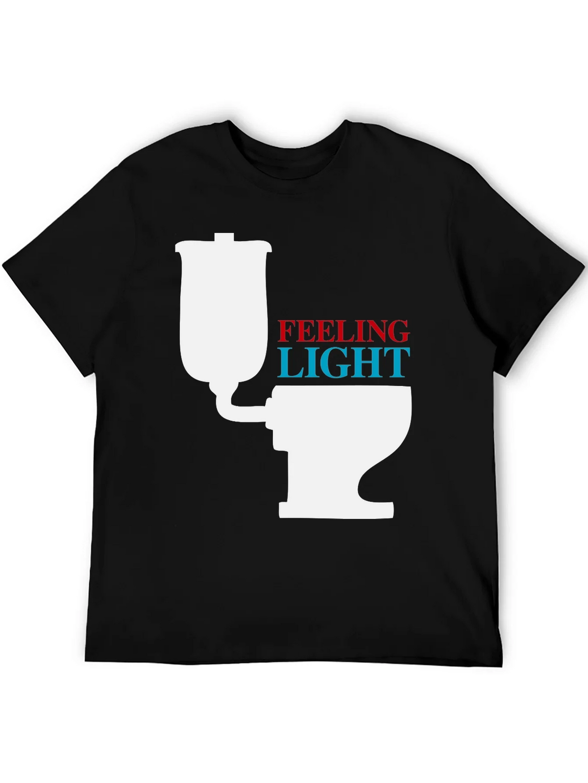 Feeling Light Funny Toilet Humor T-Shirt product image 5