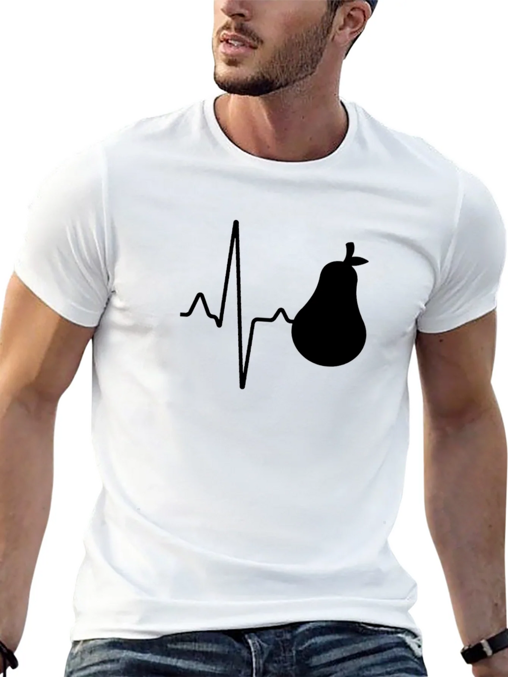 Pear Heartbeat T-Shirt - Fruit Lover Tee product image 12