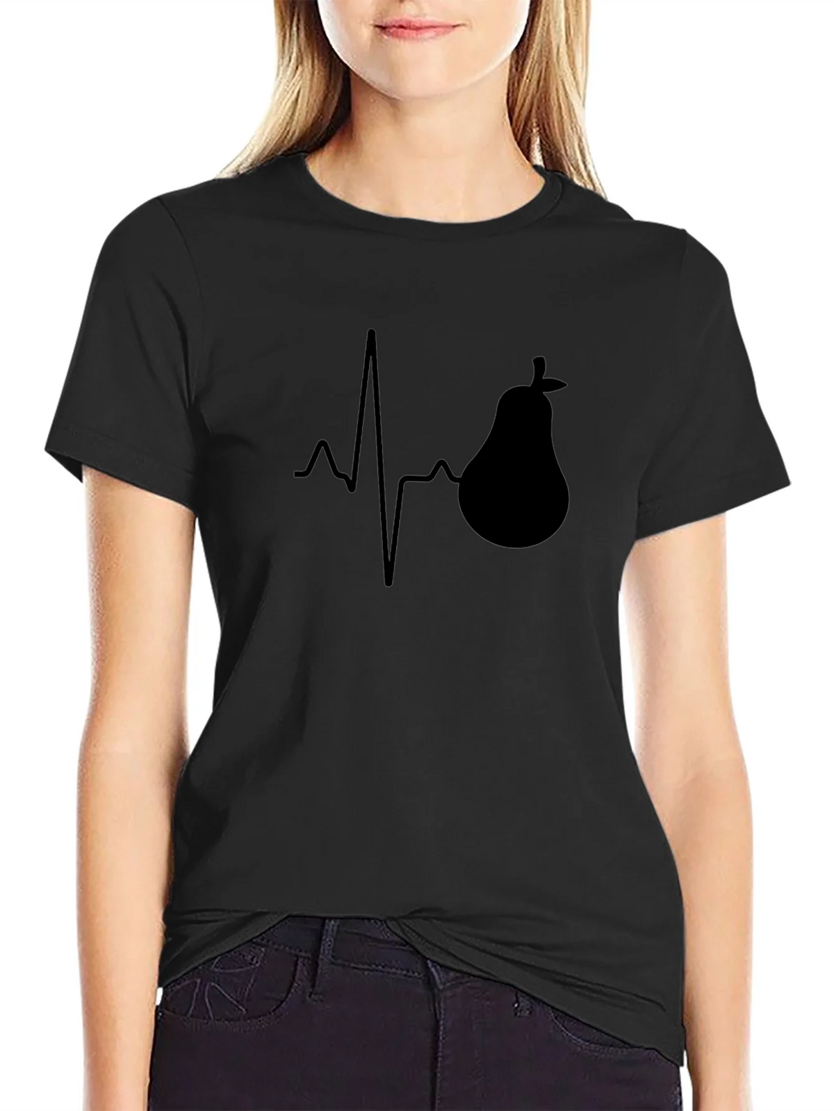 Pear Heartbeat T-Shirt - Fruit Lover Tee product image 2