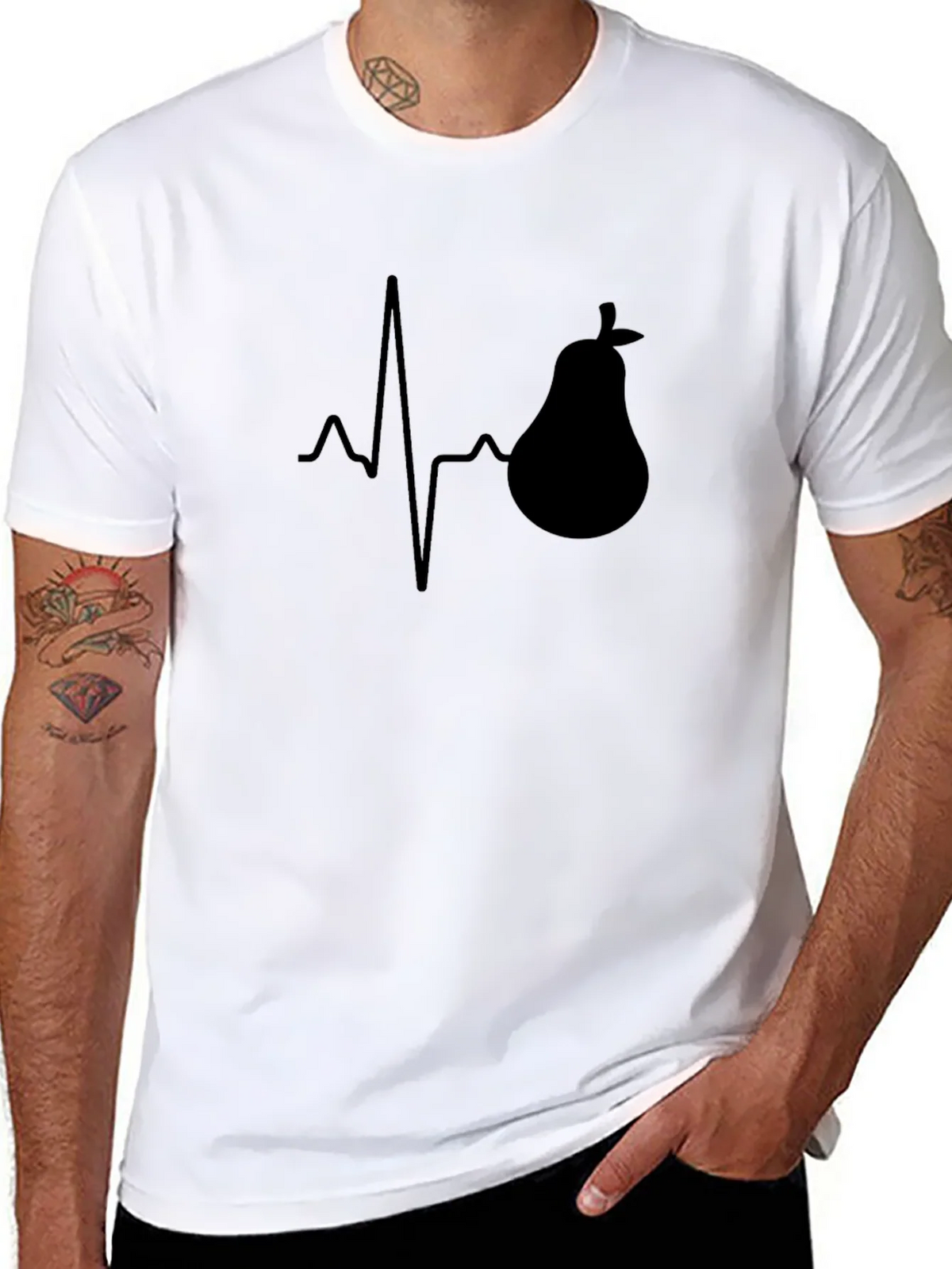 Pear Heartbeat T-Shirt - Fruit Lover Tee product image 7