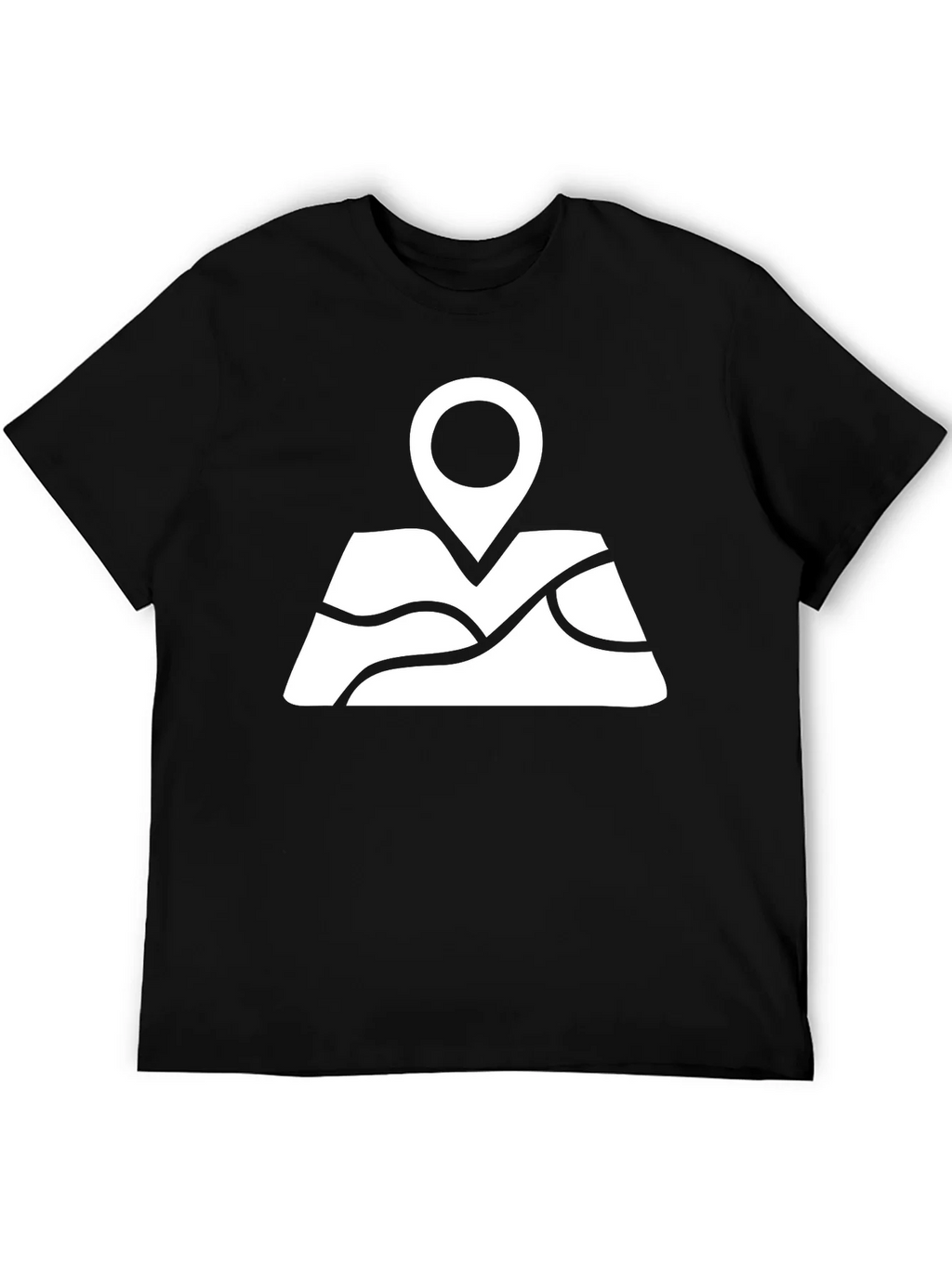 Map Pin Black T-Shirt - Adventure Awaits product image 5