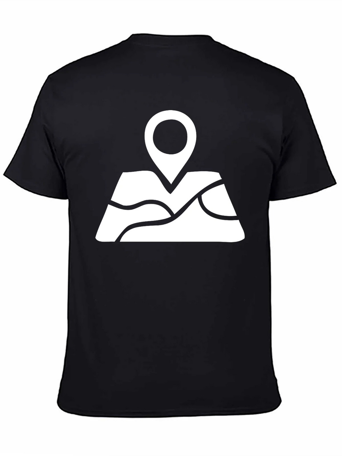 Map Pin Black T-Shirt - Adventure Awaits product image 4