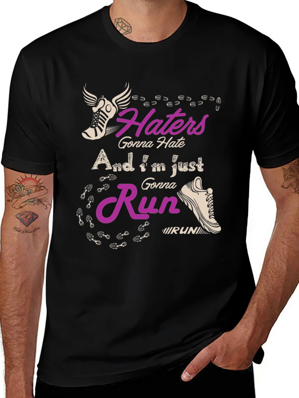 Haters Gonna Hate Running T-Shirt product image 1