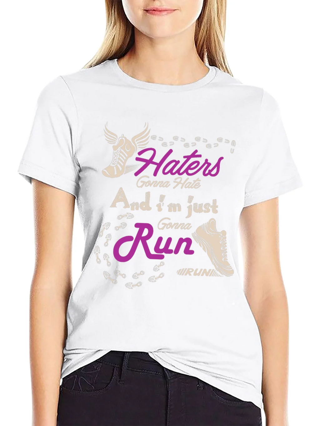 Haters Gonna Hate Running T-Shirt product image 5