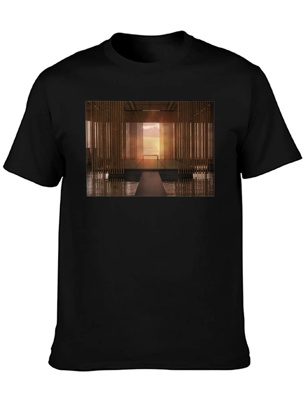 Modern Zen Architectural T-Shirt product image 2