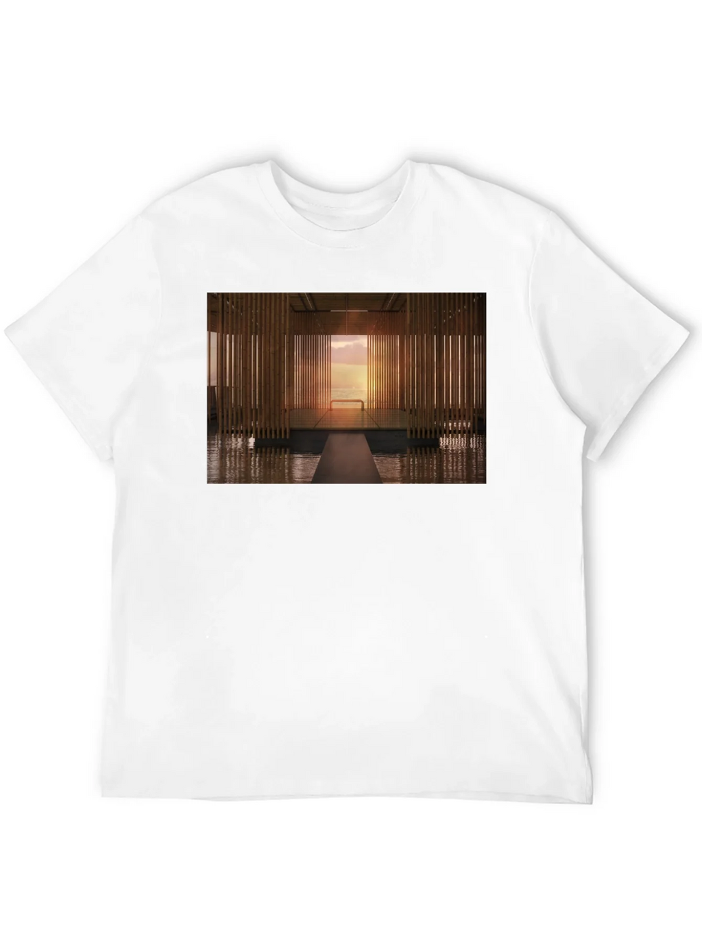 Modern Zen Architectural T-Shirt product image 3