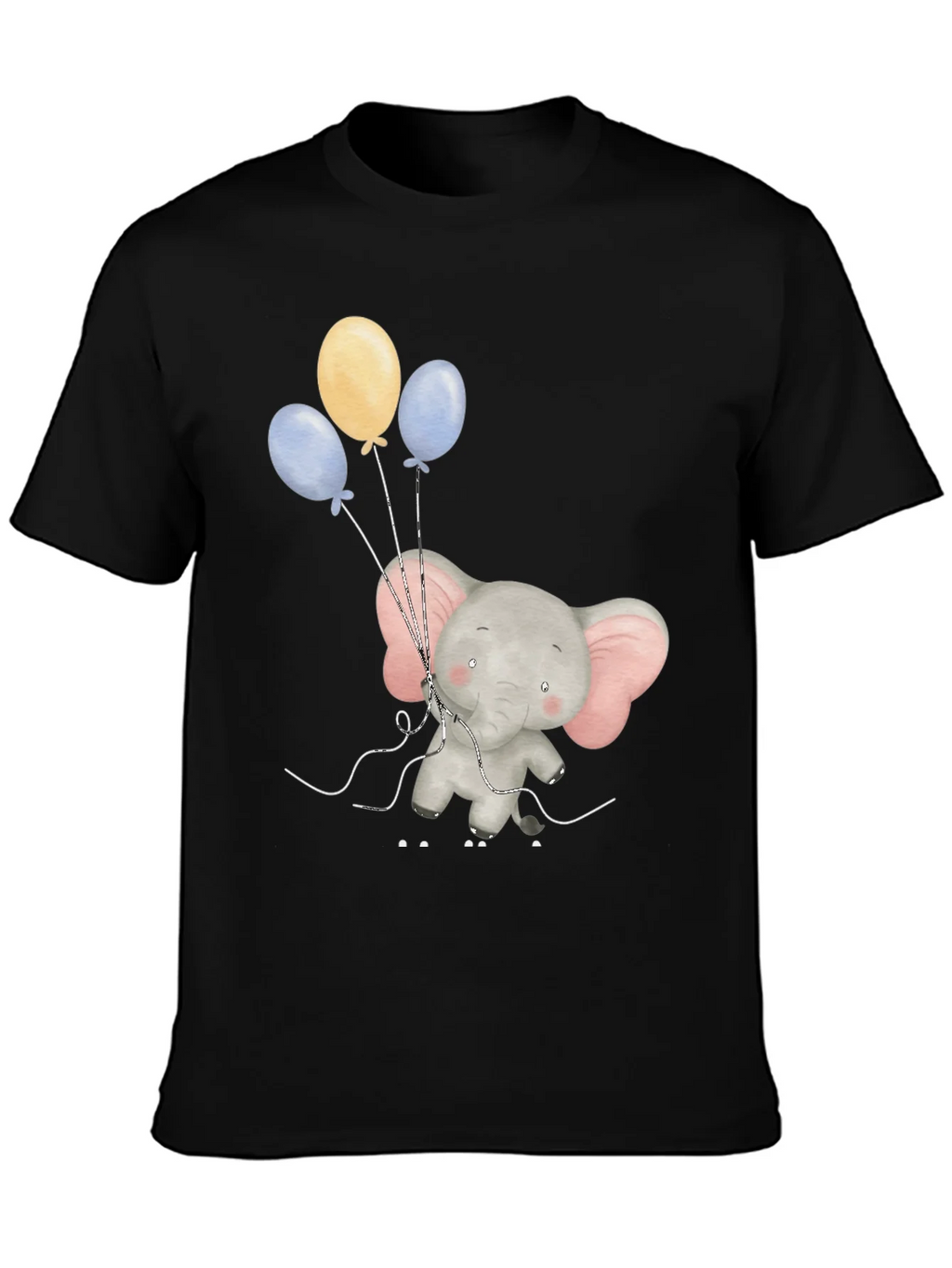 Elephant with Balloons Graphic Tee product image 3
