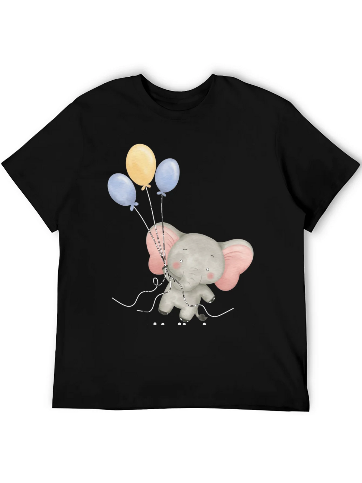 Elephant with Balloons Graphic Tee product image 5