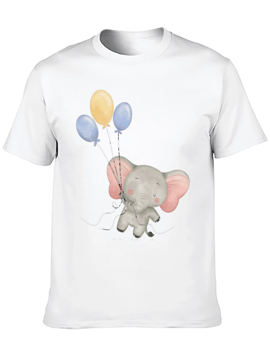 Elephant with Balloons Graphic Tee product image 8