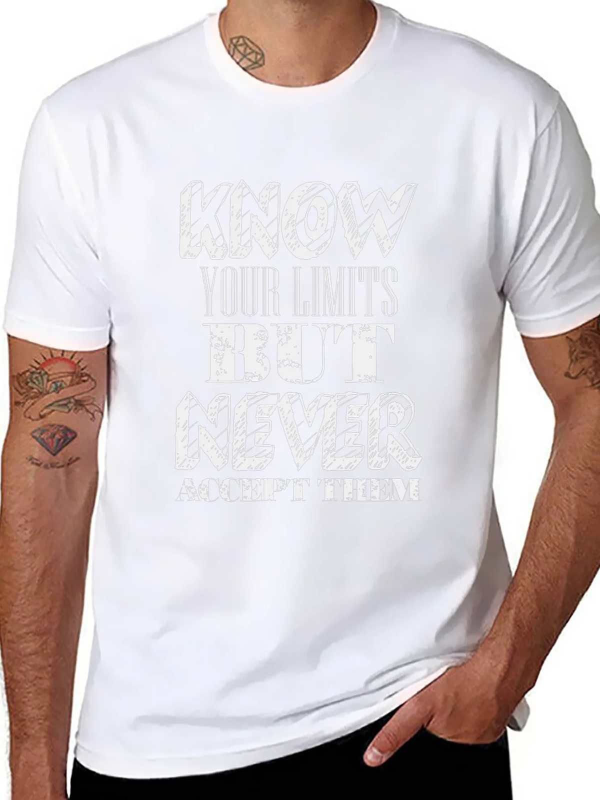 Know Your Limits Graphic T-Shirt product image 7