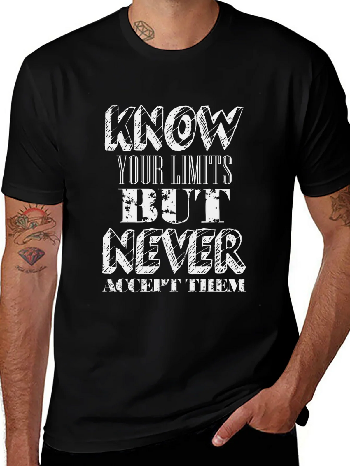 Know Your Limits Graphic T-Shirt product image 1