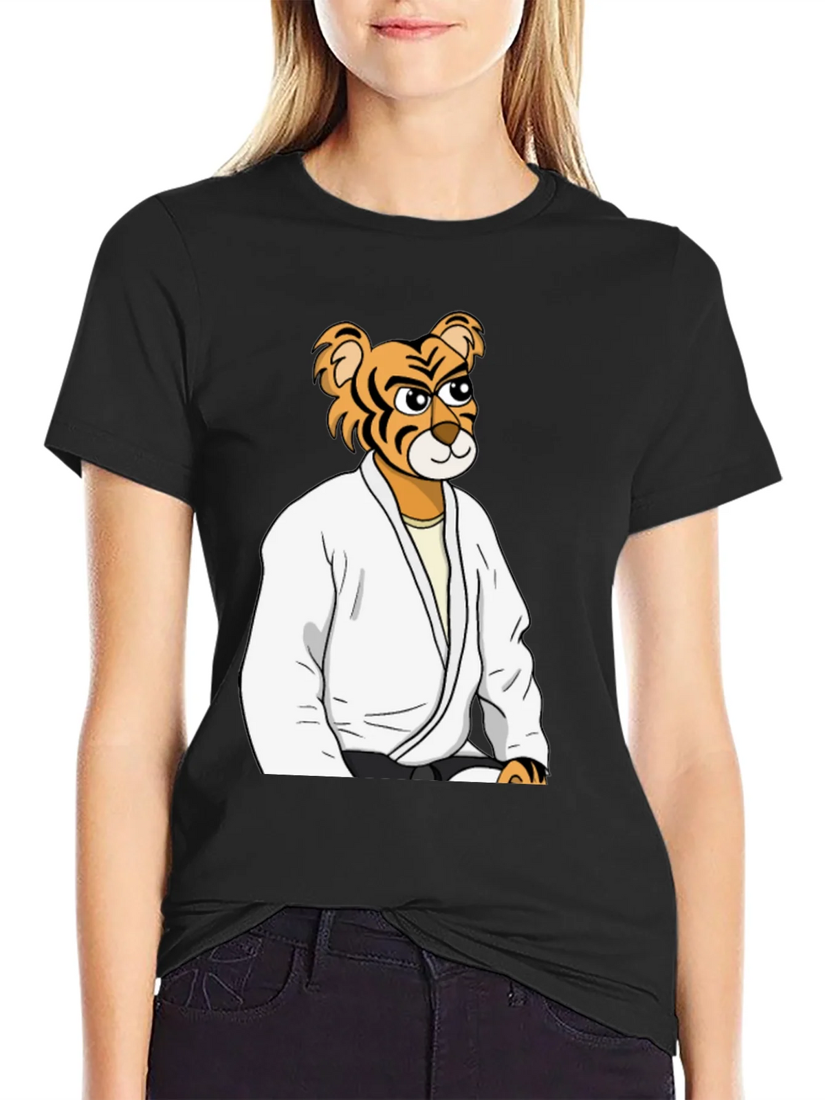 Tiger Jiu-Jitsu Black T-Shirt product image 2