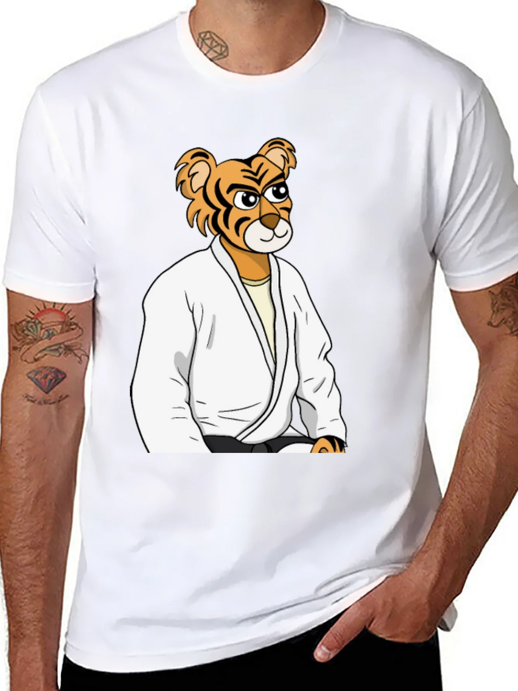 Tiger Jiu-Jitsu Black T-Shirt product image 7