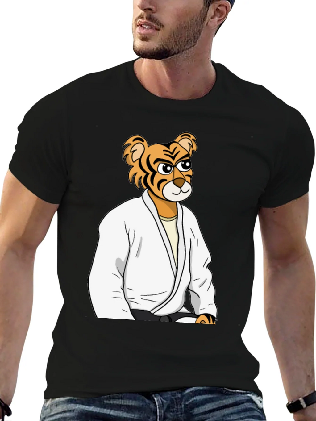 Tiger Jiu-Jitsu Black T-Shirt product image 6