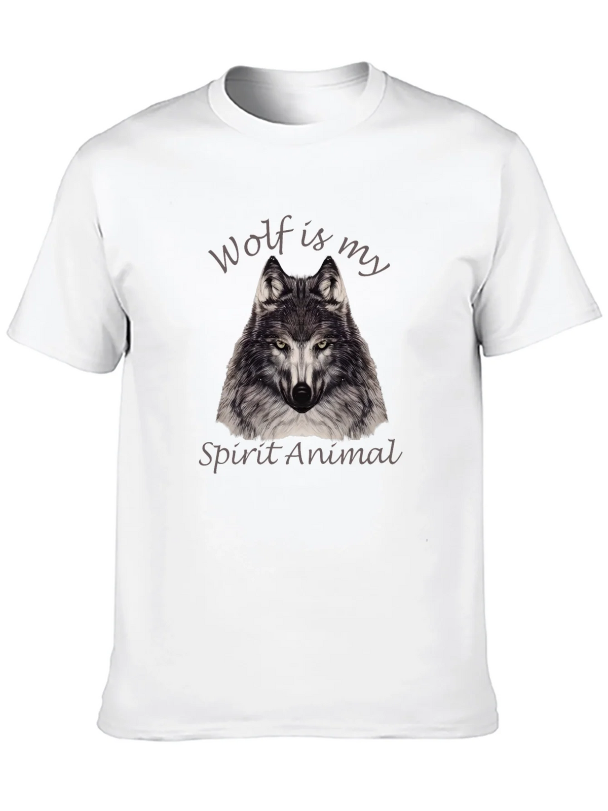 Wolf Spirit Animal Graphic Tee - Black product image 9