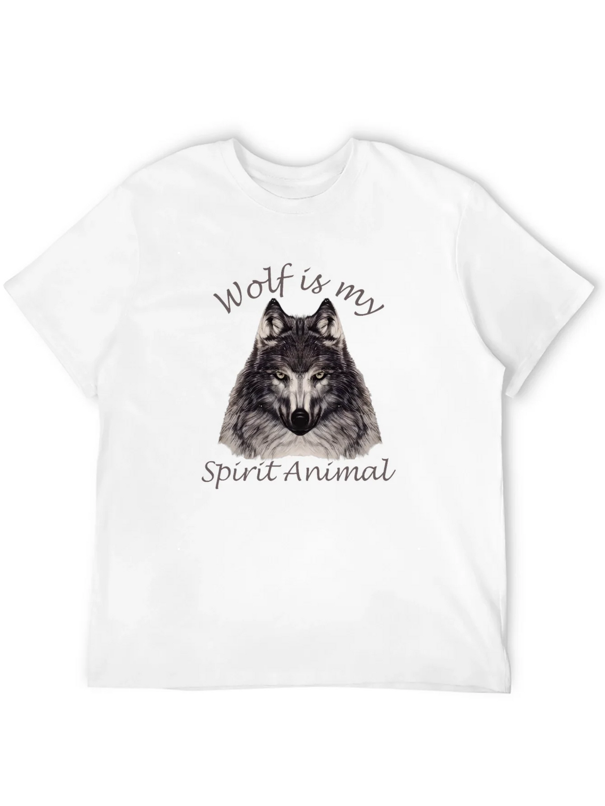 Wolf Spirit Animal Graphic Tee - Black product image 11